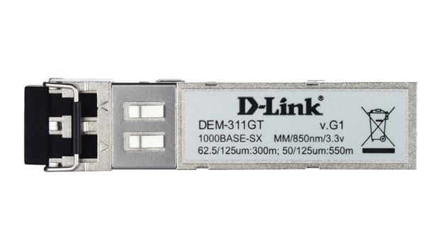 D-LINK DEM-311GT 1 PORT MINI GBIC SX MULTI-MODE FIBER TRANSCEIVE IN (DEM-311GT)