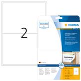 Herma Etiketten A4 weiß 199, 6x143, 5 mm ablösb. Papier 50 St. (10020)