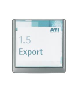 DURABLE Türschild ClckSign149x148, 5 Kleben/ Schr. graphit (486237)