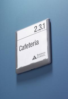 DURABLE Türschild ClckSign149x148, 5 Kleben/ Schr. graphit (486237)