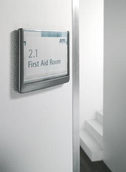 DURABLE Türschild ClckSign149x148, 5 Kleben/ Schr. graphit (486237)