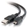 C2G Cbl/1m USB 2.0 A/MINI-B Black