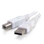 C2G G - USB cable - USB (M) to USB Type B (M) - USB 2.0 - 3 m - white (81562)