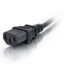 C2G 16 AWG European Power Cord | Apparatkabel | CEE 7/7 (German/ Schuko) - IEC C13 (Appliance) | 5m | Svart (88546)