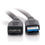 C2G G - USB cable - USB Type A (M) to Micro-USB Type B (M) - USB 3.0 - 1 m - black (81683)