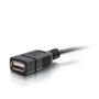 C2G Mobile Device USB Micro-B to USB Device OTG Adapter Cable - USB-adapter - USB (hane) till mikro-USB typ B (hona) - 15 cm - svart (82410)