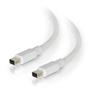 C2G G 2m Mini DisplayPort Cable 4K UHD M/M - White - DisplayPort cable - Mini DisplayPort (M) to Mini DisplayPort (M) - 2 m - white (84411)