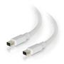 C2G 1m Mini DisplayPort Cable 4K UHD M/M - White - DisplayPort-kabel - Mini DisplayPort (hane) till Mini DisplayPort (hane) - 1 m - vit (84410)