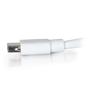 C2G 1m Mini DisplayPort Cable 4K UHD M/M - White - DisplayPort-kabel - Mini DisplayPort (hane) till Mini DisplayPort (hane) - 1 m - vit (84410)