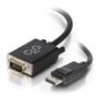 C2G 2m DisplayPort to VGA Adapter Cable - DP to VGA - Black - DisplayPort-kabel - DisplayPort (hane) till HD-15 (VGA) (hane) - 2 m - svart (84332)