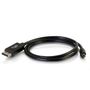 C2G G 3m Mini DisplayPort to DisplayPort Adapter Cable 4K UHD - Black - DisplayPort cable - Mini DisplayPort (M) to DisplayPort (M) - 3 m - black (84302)