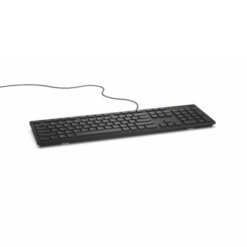 DELL Keyboard USB KB216 Multimedia US-Euro QWERTY Quietkey Black (580-ADHK)