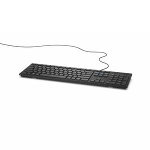 DELL KB216 - keyboard - US International (QWERTY) - Tastatur - Universal - Sort (580-ADHK)