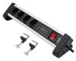 OLYMPIA IOIO 4-fach Steckdosenleiste mit 2x USB "SL 2425 U"