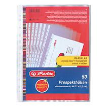 HERLITZ Prospekthülle  A4 glasklar Premium 50er Packu (5850508)