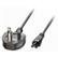 LINDY Power Cable Type G (UK-5A) to C5. Black 2.0m Factory Sealed