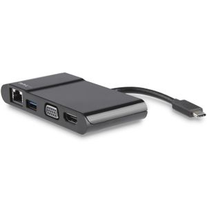 STARTECH USB-C Multifunction Adapter for Laptops - 4K HDMI or VGA - GbE - USB 3.0	 (DKT30CHV)