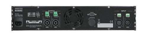 AUDAC Audac SMA500 DSP-forsterker,  2x500W RMS, RS232 (SMA500)