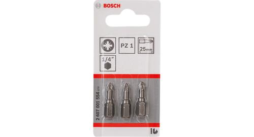 BOSCH 3pct PZ Screwdriver Bit PH2 XH 25mm (2607001558)