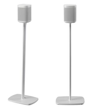 FLEXSON Gulvstander til SONOS ONE/ PLAY:1,  2-pak, hvid (FLXS1AFS2011)