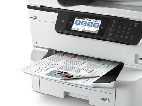 EPSON WorkForce Pro WF-C8610DWF Inkjet Printers Business Inkjet/ Multi-fuction/ Business A3+ 4 Ink Cartridges KCYM Print Scan Copy Fax Yes Direct scan-to-print without PC Direct print from USB 4 800 x 1 200 d (C11CG69401)