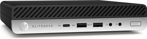 HP EliteDesk 705 G5 - Mini-desktop - Ryzen 5 Pro 3400G / 3.7 GHz - RAM 8 GB - SSD 256 GB - NVMe - Radeon Vega 11 - Gigabit Ethernet - Win 10 Pro 64-bitars - skärm: ingen - tangentbord: hela norden - m (8RM62EA#UUW)