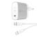 BELKIN QC4+27W USB-C Home Charger + USB-C to C Cable, Silver