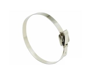 DELOCK Cable tie stainless steel reusable with folding clasp L 250 x W 10 mm 10 pieces (18763)