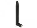 DELOCK LoRa Antenna SMA plug 0.5 dBi omnidirectional with tilt joint black
