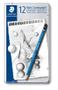 STAEDTLER Blyant Mars Lumograph ass (12)