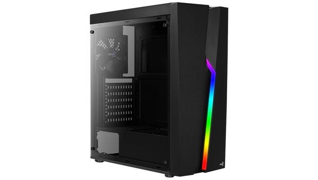 AEROCOOL Bolt - tower - ATX - Kabinett - Miditower - Svart (ACCM-PV15012.11)