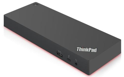 LENOVO ThinkPad Thunderbolt 3 Gen 2 Docking Station - 135W, IT Type L Plug, Black / Red (40AN0135IT)