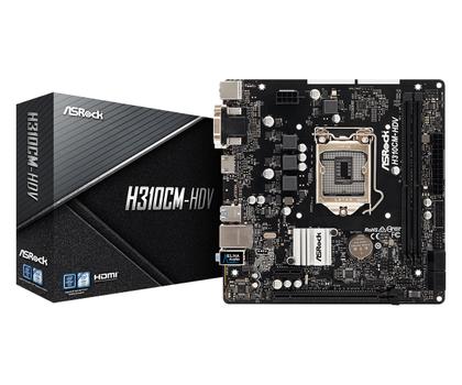 ASROCK H310CM-HDV Intel® H310 LGA  (90-MXB8J0-A0UAYZ)