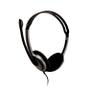 V7 3.5MM STEREO HEADSET W/NOISE CANCELLING BOOM MIC 1.8M CABLE I ACCS (HA212-2EP)
