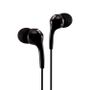 V7 3.5MM STEREO EARBUDS NOISE ISOLATING 1.2M CABLE BLACK ACCS (HA105-3EB)