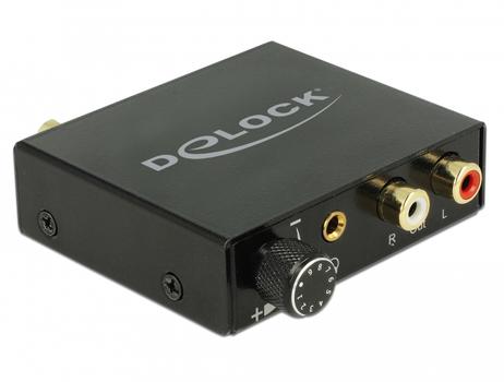 DELOCK Konverter Audio Digit.> Analog HD Bu/Bu Kopfhörervers (63972)