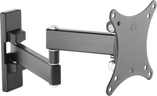 VISION Monitor Wall Arm Mount - LIFETIME WARRANTY - fits display 13-27" with VESA sizes 75 x 75, 100 x 100 - sturdy cold-rolled steel - after-installation levelling - reach from wall 44-282 mm / 1.7-11" - th (VFM-WA1X1B)