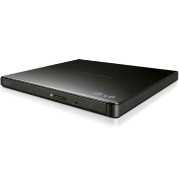 LG DVD+-R/ RW/ DL/ RAM RETAIL BLACK 8X/ 8X/ 24X/ 8X/ 6X/ 24X SLIM USB 2.0 IN EXT (GP57EB40)