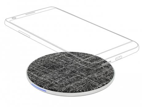 Delock Wireless Qi Fast Charger trådløs ladematte - 10 watt (65919)