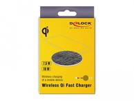 Delock Wireless Qi Fast Charger trådløs ladematte - 10 watt (65919)