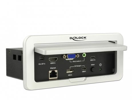 DELOCK Multi-AV to HDMI Converter 4K 60 Hz for table mount (87733)