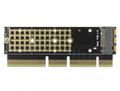 DELOCK PCI Express x16 (x4 / x8) Card to 1 x NVMe M.2 Key M for Server