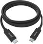 VISION 1m Black USB-C Cable