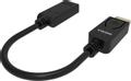 VISION 4K 60 Hz - DP version 1.3 - gold connectors - HDMI 2.0 - does not convert HDMI to DP - hotplug - DP (m) to HDMI (f) - outer diameter 5.5 mm - 30 AWG - overall length 225 mm - black (TC-DPHDMI/BL)