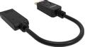 VISION 4K 60 Hz - DP version 1.3 - gold connectors - HDMI 2.0 - does not convert HDMI to DP - hotplug - DP (m) to HDMI (f) - outer diameter 5.5 mm - 30 AWG - overall length 225 mm - black (TC-DPHDMI/BL)