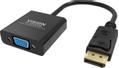 VISION N Professional installation-grade DisplayPort to VGA adaptor - LIFETIME WARRANTY (TC-DPVGA/BL)
