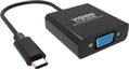 VISION USB C to VGA adaptor -plugs into USB C and has full-sized VGA socket - maximum resolution 2560 x 1600 at 60 hz - USB C 3.2 (m) to VGA (f) - driver built into adaptor - black