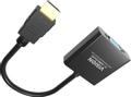 VISION N Professional installation-grade HDMI to VGA adaptor - LIFETIME WARRANTY - maximum resolution 1920 x 1080 - does not convert VGA to HDMI - HDMI (M) to VGA (F) - outer diameter 5.0 mm - overall length (TC-HDMIVGA/BL)