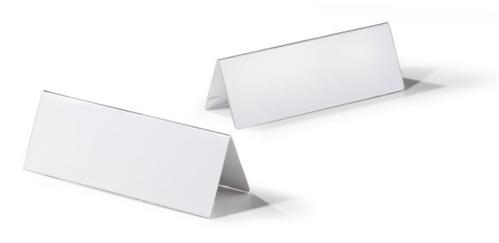DURABLE Tischnamensschild 105/ 210x297mm transp 10er Pck (803519)