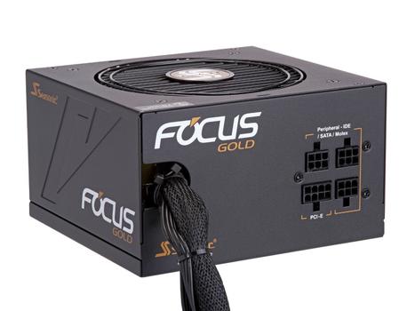 SEASONIC Focus 650W 80+ Gold PSU ATX 12V, 80 PLUS Gold, 2x 6+2pin PCIe, 1x CPU, 6x SATA (SSR-650FM)